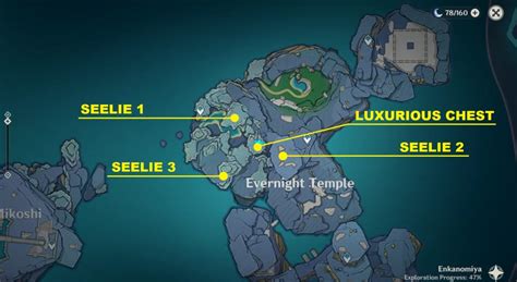 Evernight Temple 3 Seelie Luxurious Chest Puzzle Enkanomiya