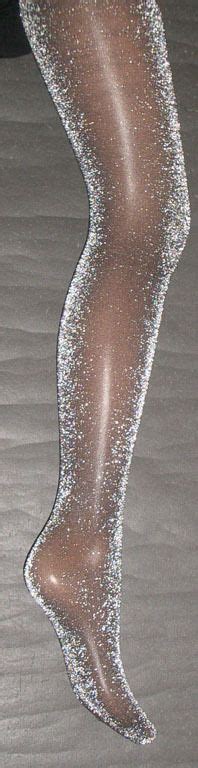 silver glitter black ladies tights 10 14 new sparkly pantyhose xmas party cute clothes