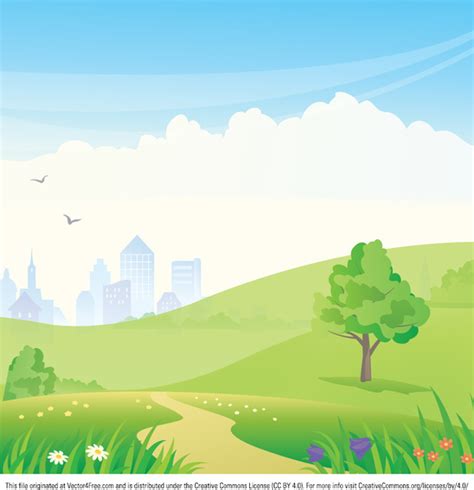 Urban Park Vector Vectors Graphic Art Designs In Editable Ai Eps Svg