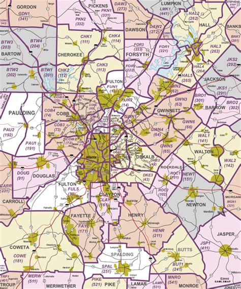 Maps Of Dallas Atlanta Map