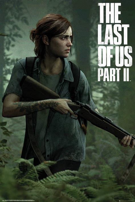 The Last Of Us Part 2 Ellie Video Game Poster 24 X 36 Inches Amazonca Home