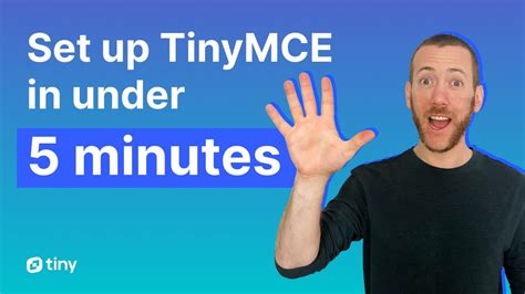 How To Set Up A Rich Text Editor In Under Minutes Tinymce Youtube