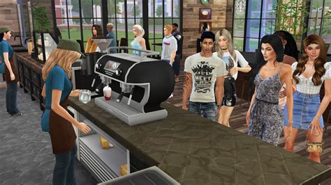 Starbucks Custom Cafe Mod Mods Traits Food The Sims 4