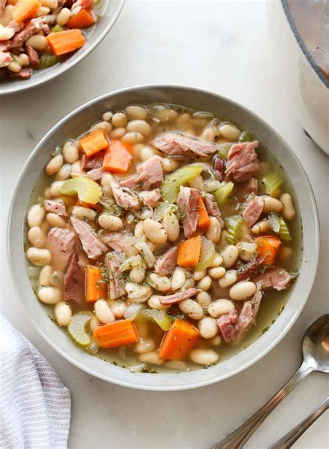 Classic Ham And White Bean Soup Cook At Home Mom