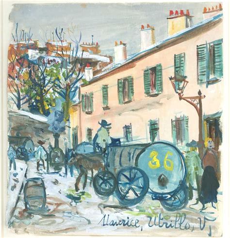 Maurice Utrillo V Signature La Légende Et La Vie Dutrillo Maurice