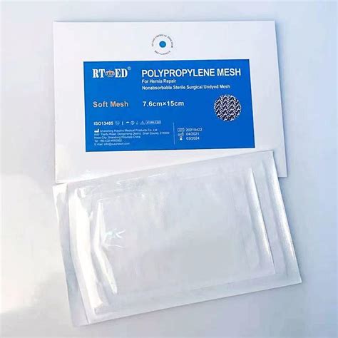 Monofilament Polypropylene Nonabsorbable Surgical Mesh China Medic