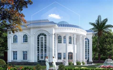 Classical Villa On Behance Luxury Villa Design House Design Pictures