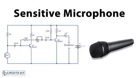 Electret Condenser Microphone Circuit Diagram Wiring Draw And Schematic