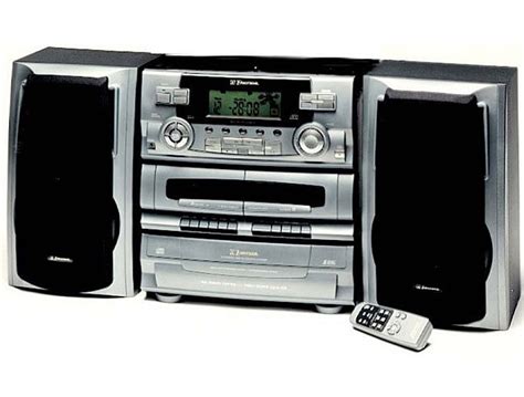 Home Audio System W CD Changer AM FM Stereo Radio Dual Cassette Overstock Com