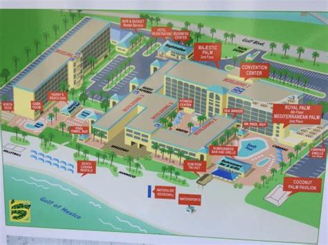 Photos stay map groups (9+ rooms) weddings. Property Map - Picture of Sirata Beach Resort, St. Pete ...