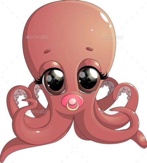 Octopus Cartoon Cute Octopus Cartoons Vector Octopus Painting