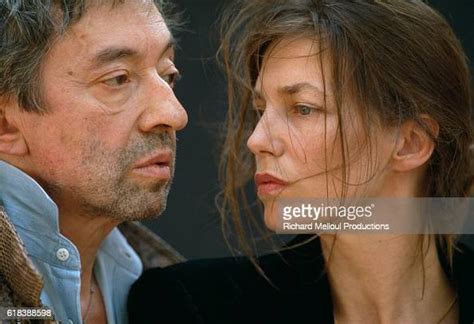 French Composer And Actor Serge Gainsbourg Faces His Wife French Photo Dactualité Getty