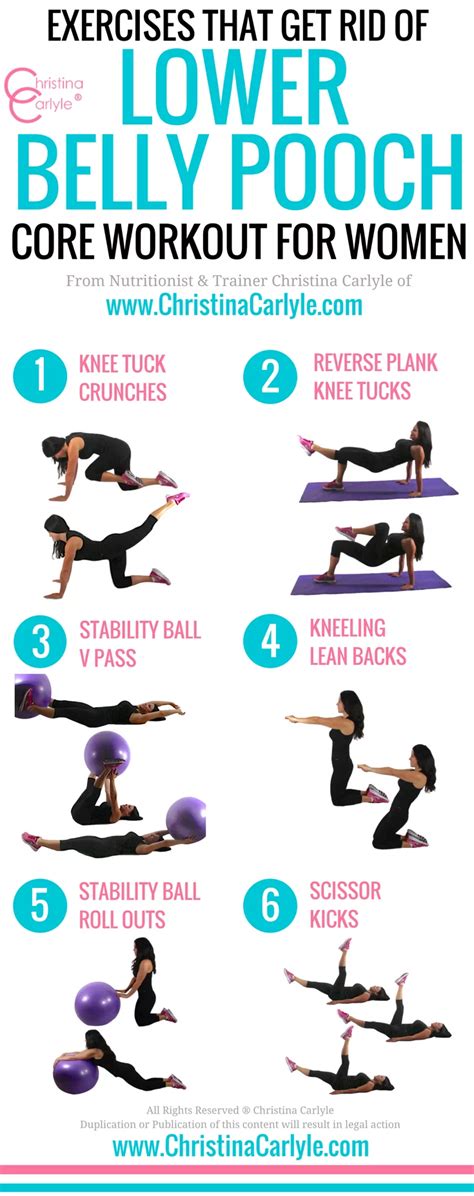 Exercises That Get Rid Of Lower Belly Pooch Fat Christina Carlyle