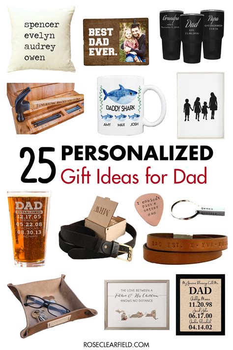 Personalized Gift Ideas For Dad Rose Clearfield