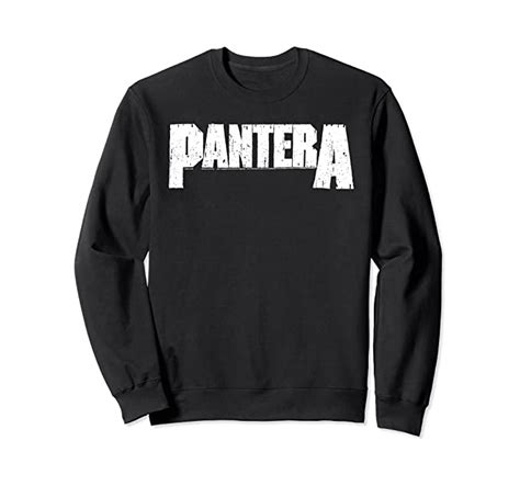 Pantera Official White Logo Sweatshirt