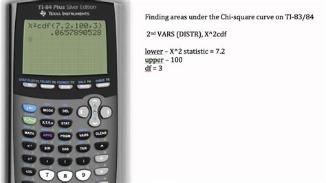 You can click on the title box to make it disappear. Calculating Chi Square Upper Tail Area (TI-83 & TI-84) - YouTube