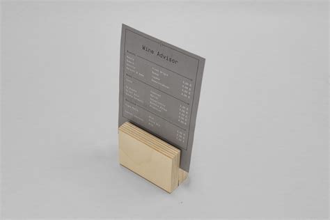 Wooden Menu Holders For Restaurants And More
