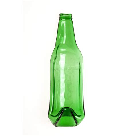 Larg Green Beer Bottle Plate Lo Specchio Magico