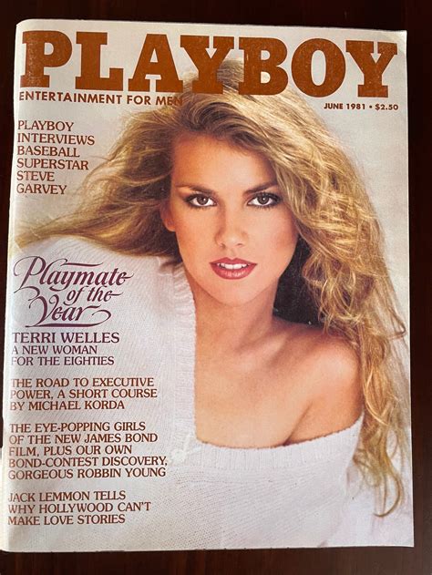 Vintage Playbabe June Terri Wells Playmate Of The Year Etsy