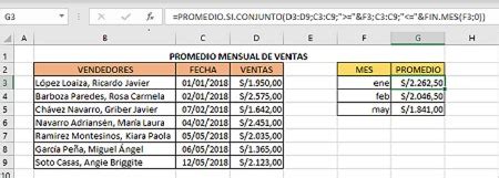 Funcion Promedio Promedio Si Promedio Si Conjunto En Excel The Best