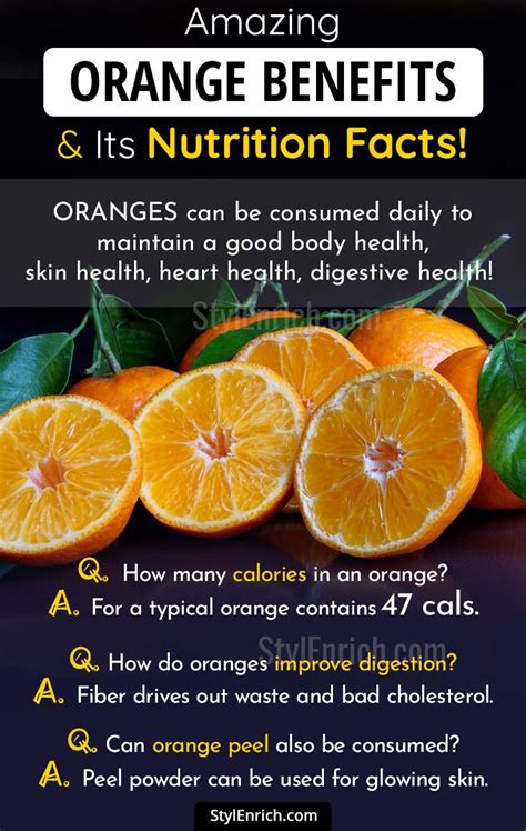 Orange Benefits And Its Nutrition Facts To Maintain A Good Body Health