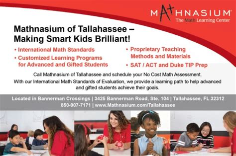 Tallahassee Advanced Math And Ted Math Instruction Programs