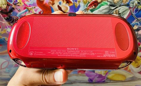 Cosmic Red Sony Playstation Ps Vita Psv Portable Console Oled Etsy