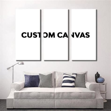 3 Piece Custom Canvas Print Wall Art Personalized Canvas Etsy