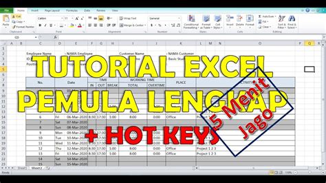 Tutorial Microsoft Excel Pemula Lengkap Dengan Bantuan Hot Key Dengan Hot Sex Picture