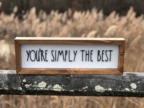 3D You're Simply The Best Wood Sign Schitt's Creek | Etsy