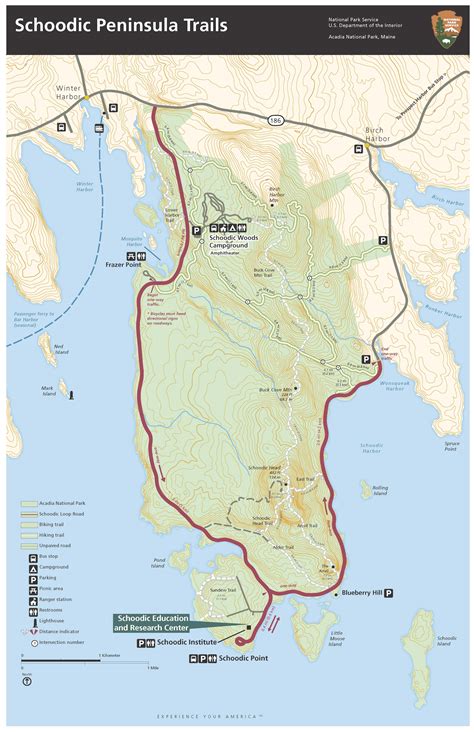 Maps Acadia National Park Us National Park Service