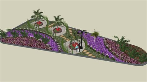 Landscapegardentreeshrubs 3d Warehouse