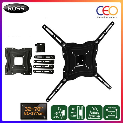 Ross Bracket Eco Range Tilting Close To Wall Fit 32 70 Tv Wall Mount