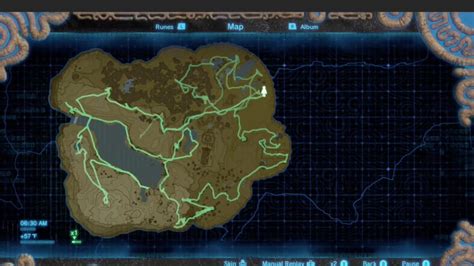 New Heros Path Map Mode In Zelda Botw Dlc Pack 1 Youtube