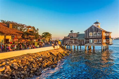 Seaport Village In San Diego Waterfront Complex With Great Dining