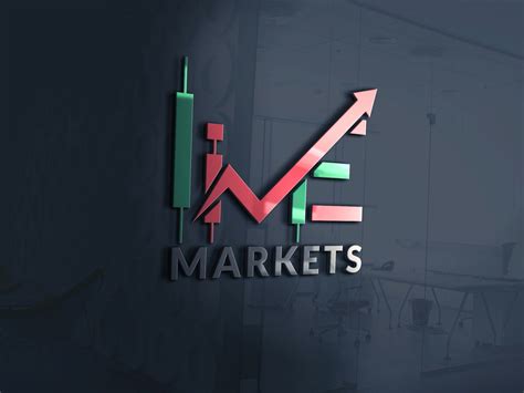 Live Markets Logo Idea Logo Design Trade Logo Stock Chart Patterns