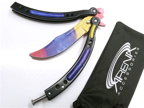 Marble Fade Counter Strike Csgo Balisong Butterfly Knife Cu
