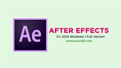 Adobe After Effects Cc 2018 Full Version Gd Yasir252