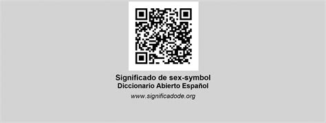 Sex Symbol Diccionario Abierto De Español