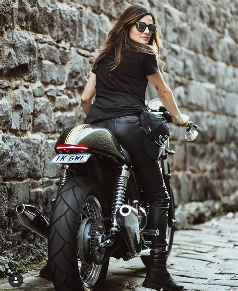 Motard Sexy Scooter Moto Short Fitness Chicks On Bikes Cafe Racer