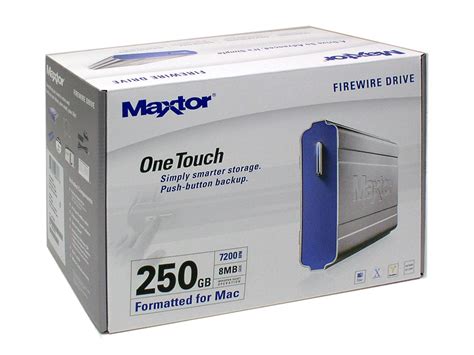 Maxtor Onetouch 250gb Firewire400 35 External Hard Drive