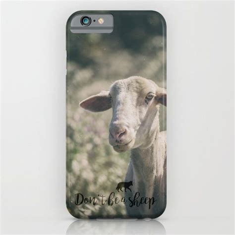 Dont Be A Sheep Iphone And Ipod Case By Ines Leonardo Society6