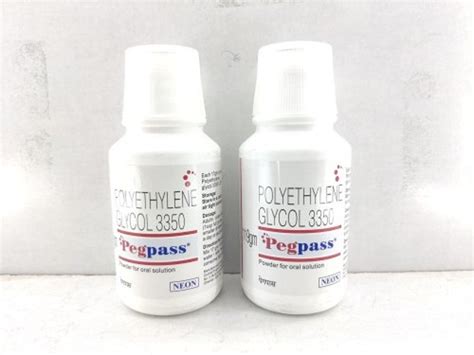 Polyethylene Glycol 3350 Oral Solution Pegpass Powder For Oral Solution At Rs 250 Pack