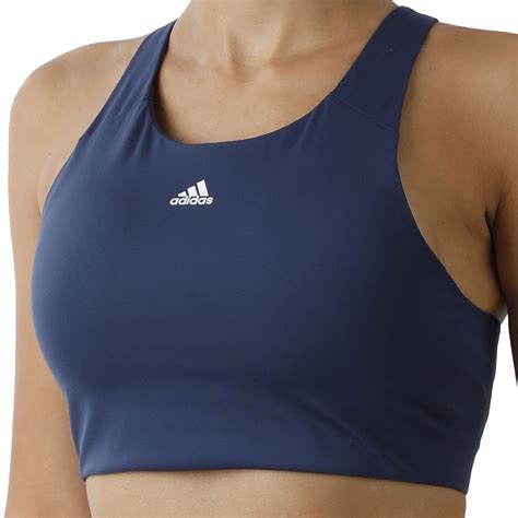 Buy Adidas Ult Alpha Sports Bras Women Dark Blue White Online Tennis
