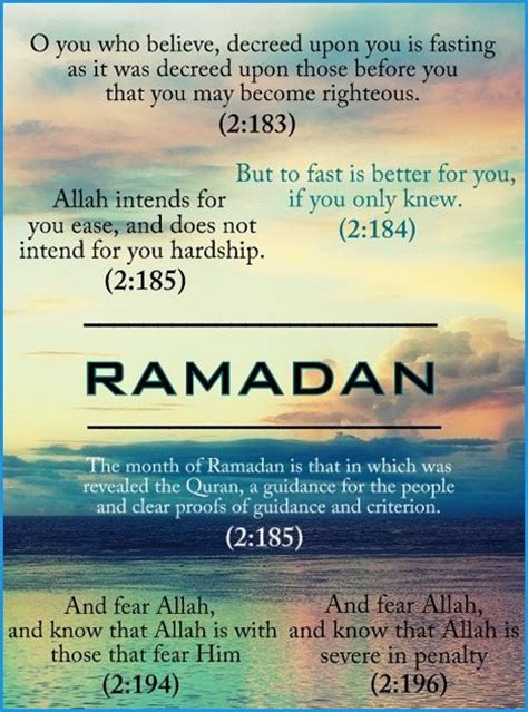 55 Ramadan Quotes And Verses From Quran In English