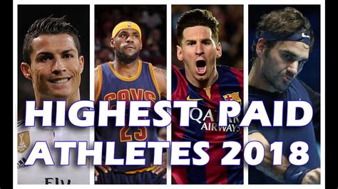 Top 10 Highest Paid Athletes In 2018 According To Forbes Youtube