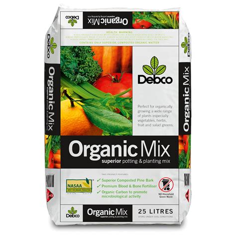 Debco 25l Organic Potting Mix Bunnings Warehouse