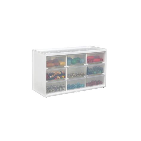 Artbin Store In Drawer Cabinet 9 Drawers 365x15x215cm Uk