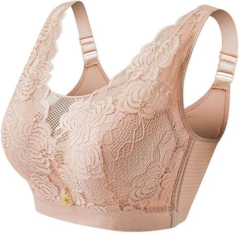 Women Full Support Anti Sagging Seamless Wireless Lace Bra With Light