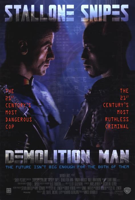 Demolition Man 1993 27x40 Movie Poster
